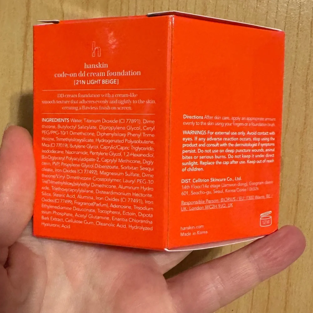 Hanskin DD Cream Foundation 21N
